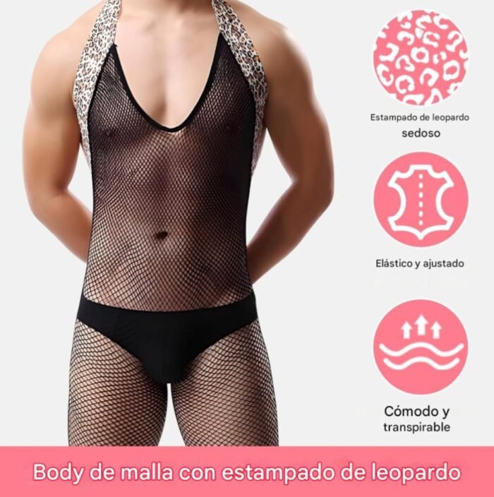 Lencería Hombre Sexy Malla Tanga - Estilo Atractivo y Audaz - Imagen 8