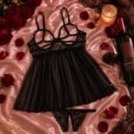 Lencería Vestido Senos Libres Tanga Abierta - Elegancia y Sensualidad - Imagen 9