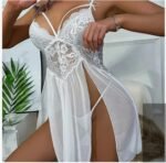 Lencería Babydoll Sexy Encaje - Elegante Conjunto 2 Piezas - Imagen 11