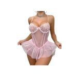 Lencería Sexy Encaje Parches Espalda Descubierta - Elegancia Seductora