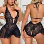 Lencería Erótica Sexy Entrepierna Abierta - Elegancia y Sensualidad - Imagen 2
