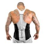 Polera Musculosa Gym Algodón Fitness - Escote V y Confort Superior - Imagen 3