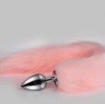 Plug Dilatador Anal Cola Zorro Rosa Sexo Sensual - Imagen 5