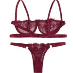Conjunto de Ropa Interior G-String Transparente - Elegante y Comodidad - Imagen 4