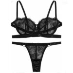 Conjunto de Ropa Interior G-String Transparente - Elegante y Comodidad - Imagen 6