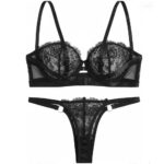 Conjunto de Ropa Interior G-String Transparente - Elegante y Comodidad - Imagen 7