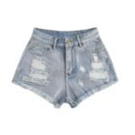 Short Jeans Mujer Mezclilla Denim Tiro Alto Excelente Horma