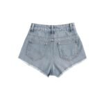 Short Jeans Mujer Mezclilla Denim Tiro Alto Excelente Horma - Imagen 2