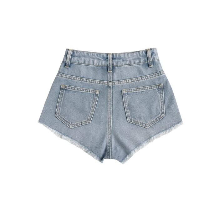 Short Jeans Mujer Mezclilla Denim Tiro Alto Excelente Horma - Imagen 2