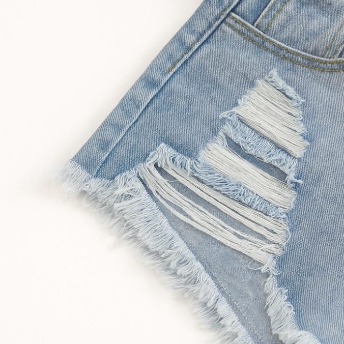 Short Jeans Mujer Mezclilla Denim Tiro Alto Excelente Horma - Imagen 3