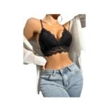 Sosten Bralette Abanico Encaje Floral - Elegancia y Comodidad Ligera