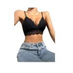 Sosten Bralette Abanico Encaje Floral - Elegancia y Comodidad Ligera - Imagen 3