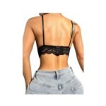 Sosten Bralette Abanico Encaje Floral - Elegancia y Comodidad Ligera - Imagen 4