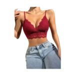 Sosten Bralette Abanico Encaje Floral - Elegancia y Comodidad Ligera - Imagen 9
