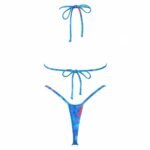 Bikini micro triángulo sexy - Estampado vibrante y ajuste perfecto - Imagen 3