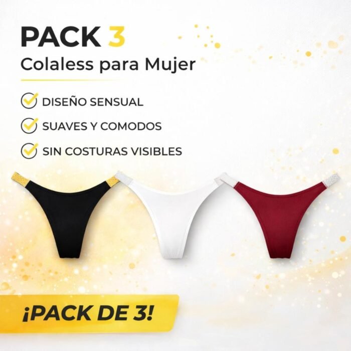 Tanga Colaless Encaje Brillante - Comodidad y Estilo Sensual - Imagen 5