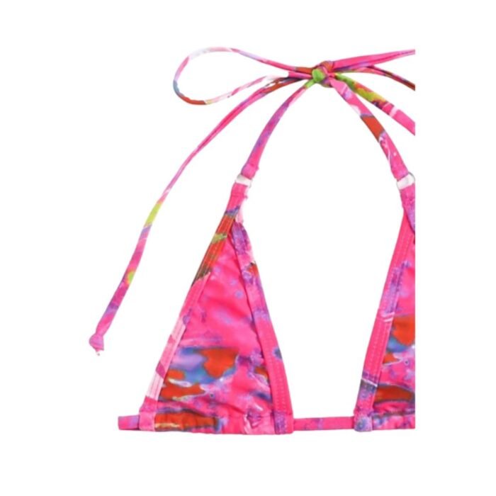 Bikini micro triángulo sexy - Estampado vibrante y ajuste perfecto - Imagen 12