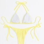 Traje Baño Tiro Alto Cintas Ajustables - Diseño Moderno y Sofisticado - Imagen 4