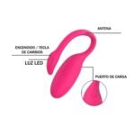 Vibrador Control Remoto App - Estimulador Doble Clítoris y Punto G - Imagen 4