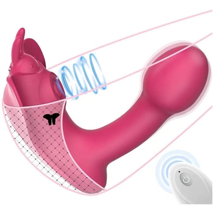 Vibrador Succionador Control Remoto - Estimulación Personalizada y Silenciosa - Imagen 4