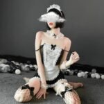 Disfraz mucama babydoll elegante - Estilo clásico con encaje y comodidad - Imagen 3