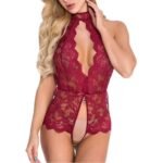 Lencería Erótica Sexy Mujer Entrepierna Abierta - Picardía Elegante - Imagen 2