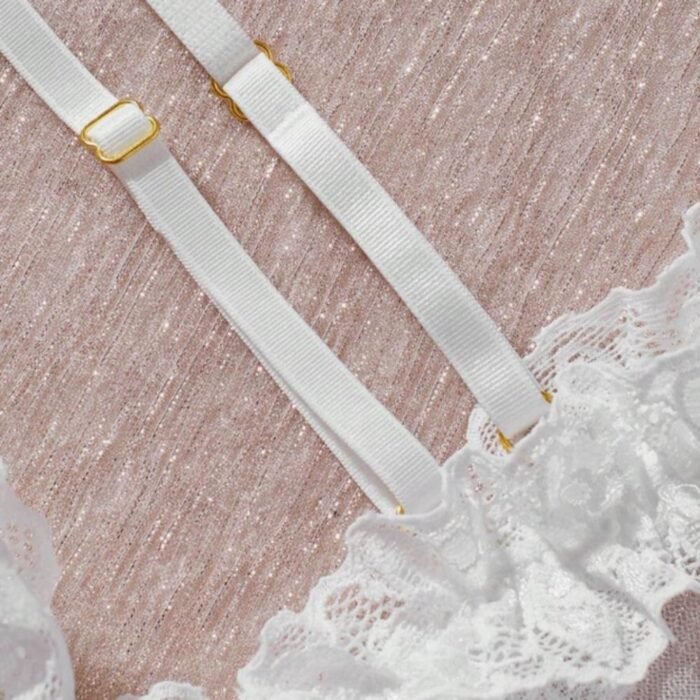 Lencería Babydoll Sexy Transparente Mujer - Elegancia y Comodidad Ideal - Imagen 9