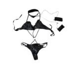 Lencería Erótica Mujer Eco Cuero - Elegancia y Sensualidad en Cada Curva - Imagen 12