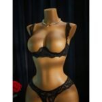 Lencería Sexy Encaje Aros 2 Piezas - Elegante Conjunto Blanco con Tanga - Imagen 14