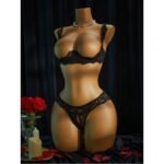 Lencería Sexy Encaje Aros 2 Piezas - Elegante Conjunto Blanco con Tanga - Imagen 16