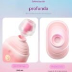 Mini Vibrador Succión Helado Recargable - 10 Modos de Placer Personalizado - Imagen 3