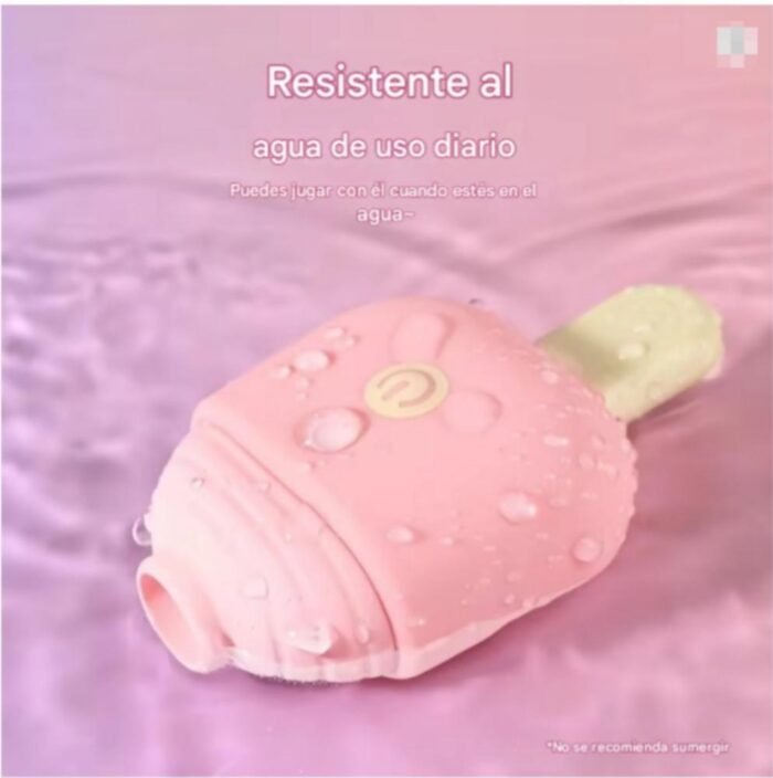 Mini Vibrador Succión Helado Recargable - 10 Modos de Placer Personalizado - Imagen 6