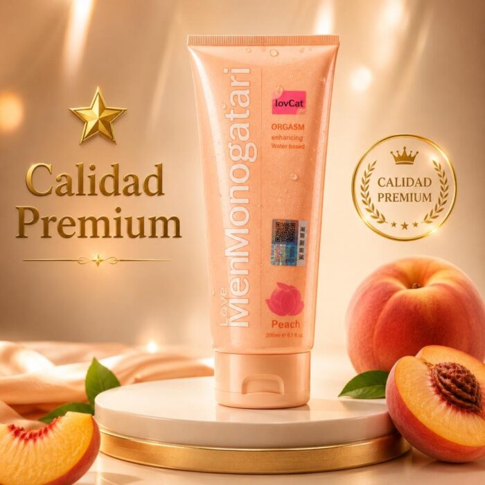 Lubricante Durazno Larga Duración - Suave y Sedoso a Base de Agua - Imagen 5