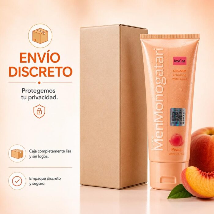 Lubricante Durazno Larga Duración - Suave y Sedoso a Base de Agua - Imagen 6