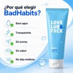 Lubricante Neutro BadHabits 100ML - Deslizamiento Suave y Natural - Imagen 2