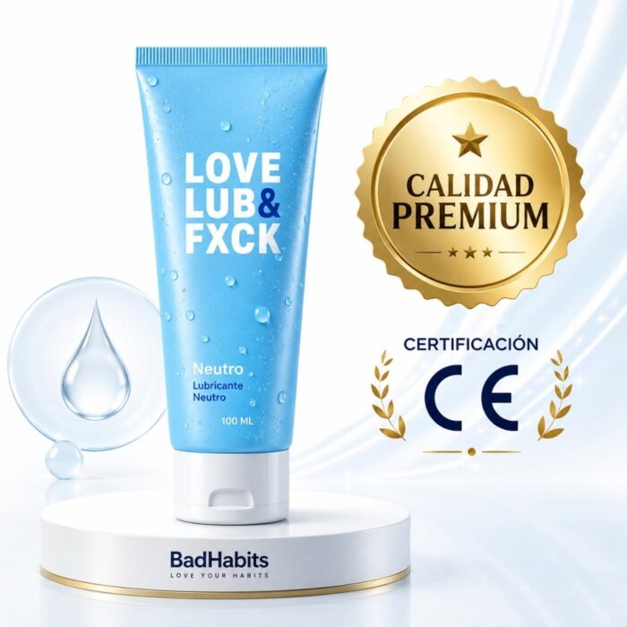 Lubricante Neutro BadHabits 100ML - Deslizamiento Suave y Natural - Imagen 6