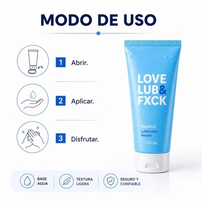 Lubricante Neutro BadHabits 100ML - Deslizamiento Suave y Natural - Imagen 9