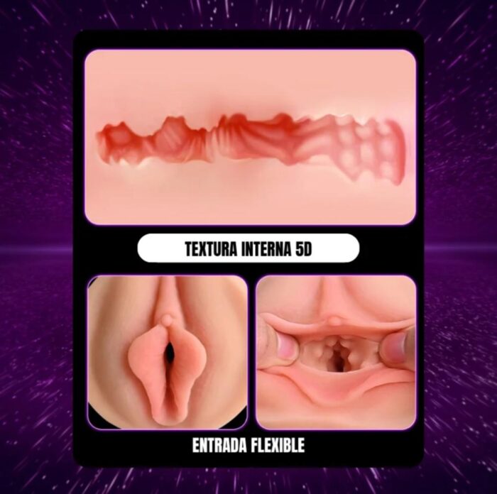 Masturbador Masculino Realista Textura Interna - Succión Ergonómica y Desmontable - Imagen 5