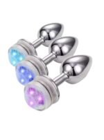Plug Rectal Luz Led Metalizado - Diseño Ergonómico y Moderno - Imagen 3