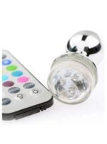 Plug Rectal Luz Led Metalizado - Diseño Ergonómico y Moderno - Imagen 4