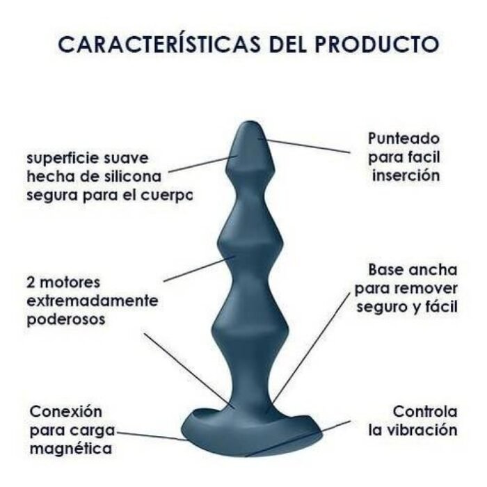 Plug Vibrador Anal Impermeable - Diseño Ergonómico y Versátil - Imagen 2