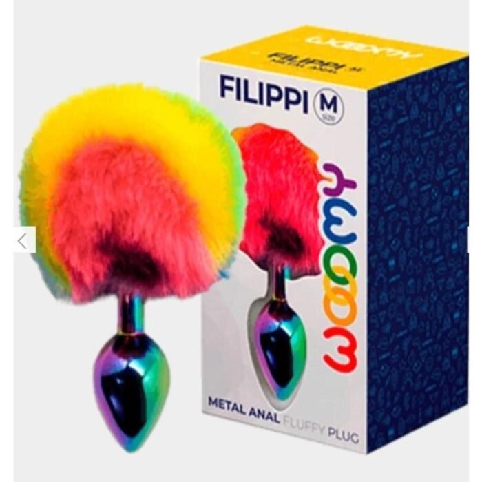 Plug Anal Metálico Arcoíris - Estimulación Suave y Colorida - Imagen 2