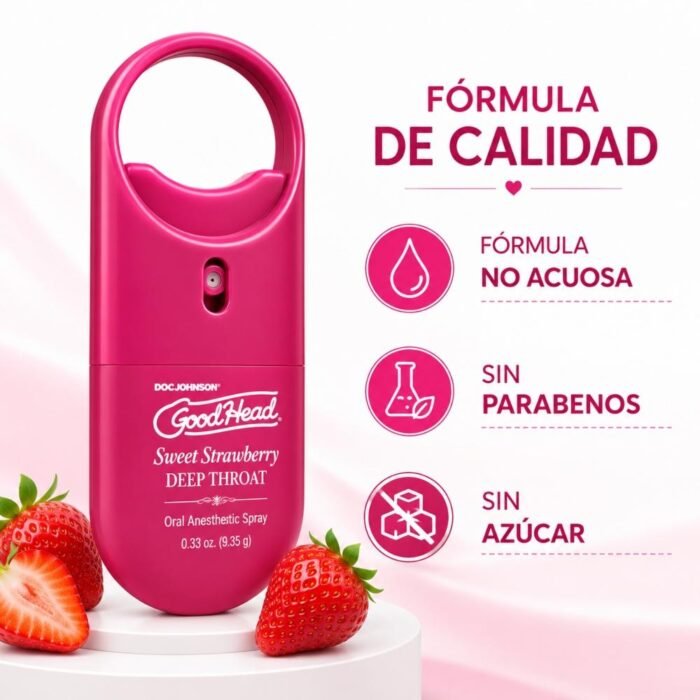 Spray Oral Sabor Frutilla - Refrescante y Sin Azúcar 9 ml - Imagen 5