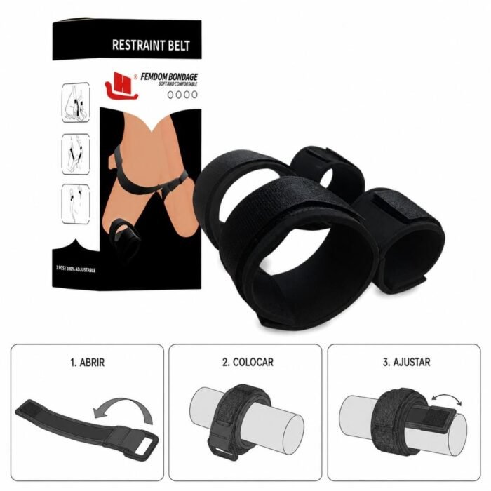 Amnientos ajustables para muñecas y muslos - Diseño ergonómico y cómodo - Imagen 4