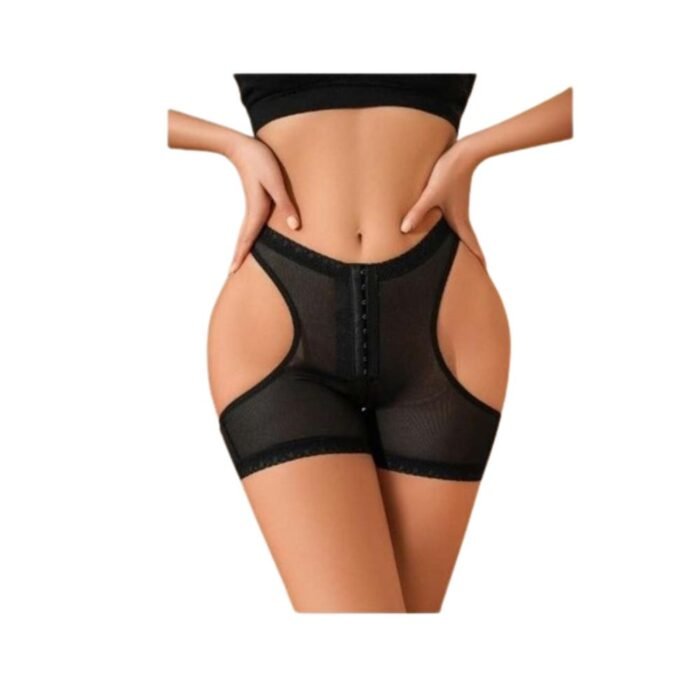 Short Faja Abdomen Realce Gluteos - Malla con Abertura Lateral - Imagen 3