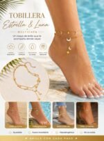Tobillera Multicapa Luna Estrella Elegante - Diseño Versátil y Moderno - Imagen 6