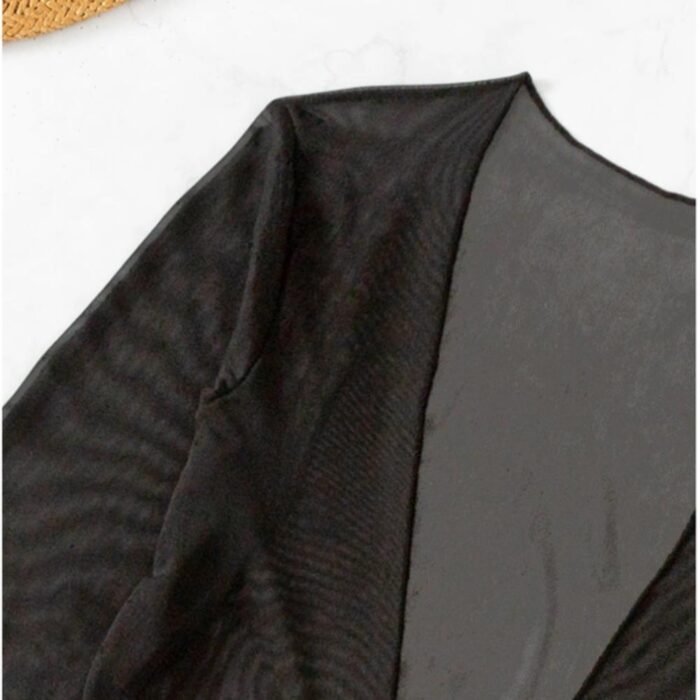 Traje de baño 3 piezas pareo transparente - Estilo y versatilidad chic - Imagen 4