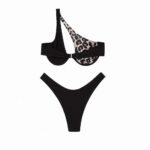 Traje Baño Bikini Alto Animal Print - Soporte y Estilo Elegante - Imagen 5