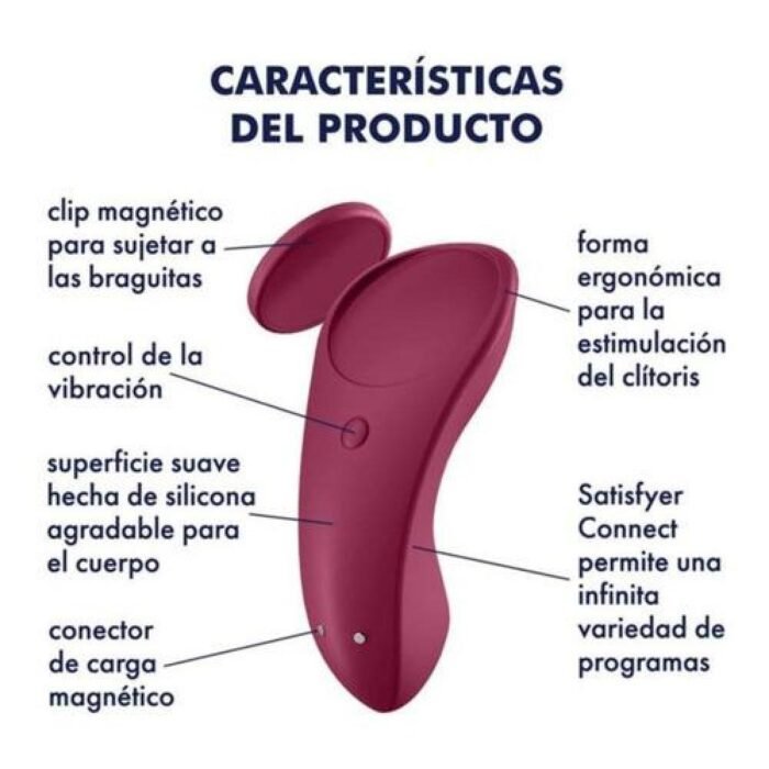 Vibrador Estimulador Pantys Control Remoto - Diseño Ergonómico y App - Imagen 8