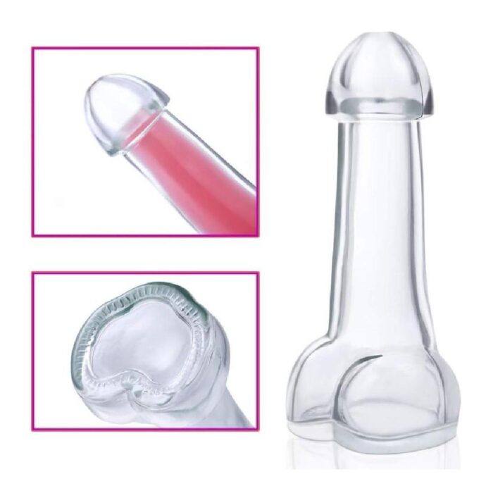 Vaso Coctel Vidrio Pene - Ideal para Despedida de Solteros - Imagen 3